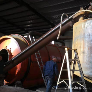 Élimination de la pyrolyse des usines de pneumatiques aux usines de combustible